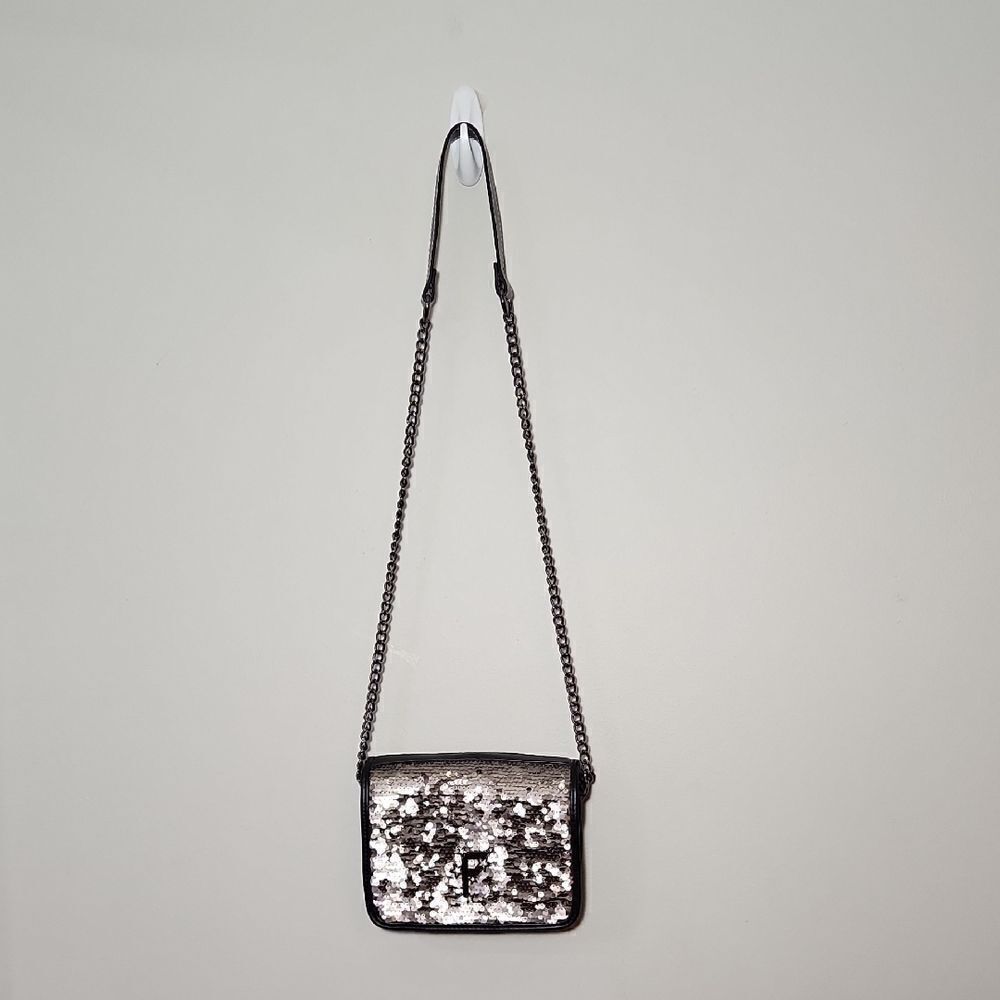 Fiorelli Purse Est. 1988 Made In London Silver Sequin Crossbody Bag Clutch